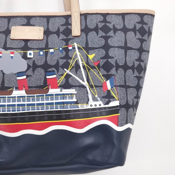 Kate Spade Ace of Spades Nautical Harmony Tote - Picture 3 of 8